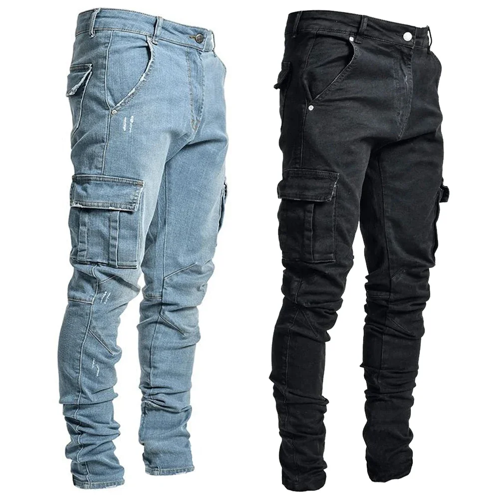 Men'S Fashion Nova Jeans - New Men's High Street Slim Fit