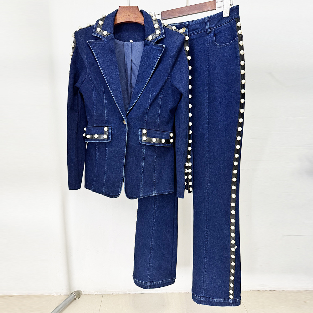 Denim Jacket Vintage - HIGH QUALITY Newest 2026 Runway Designer