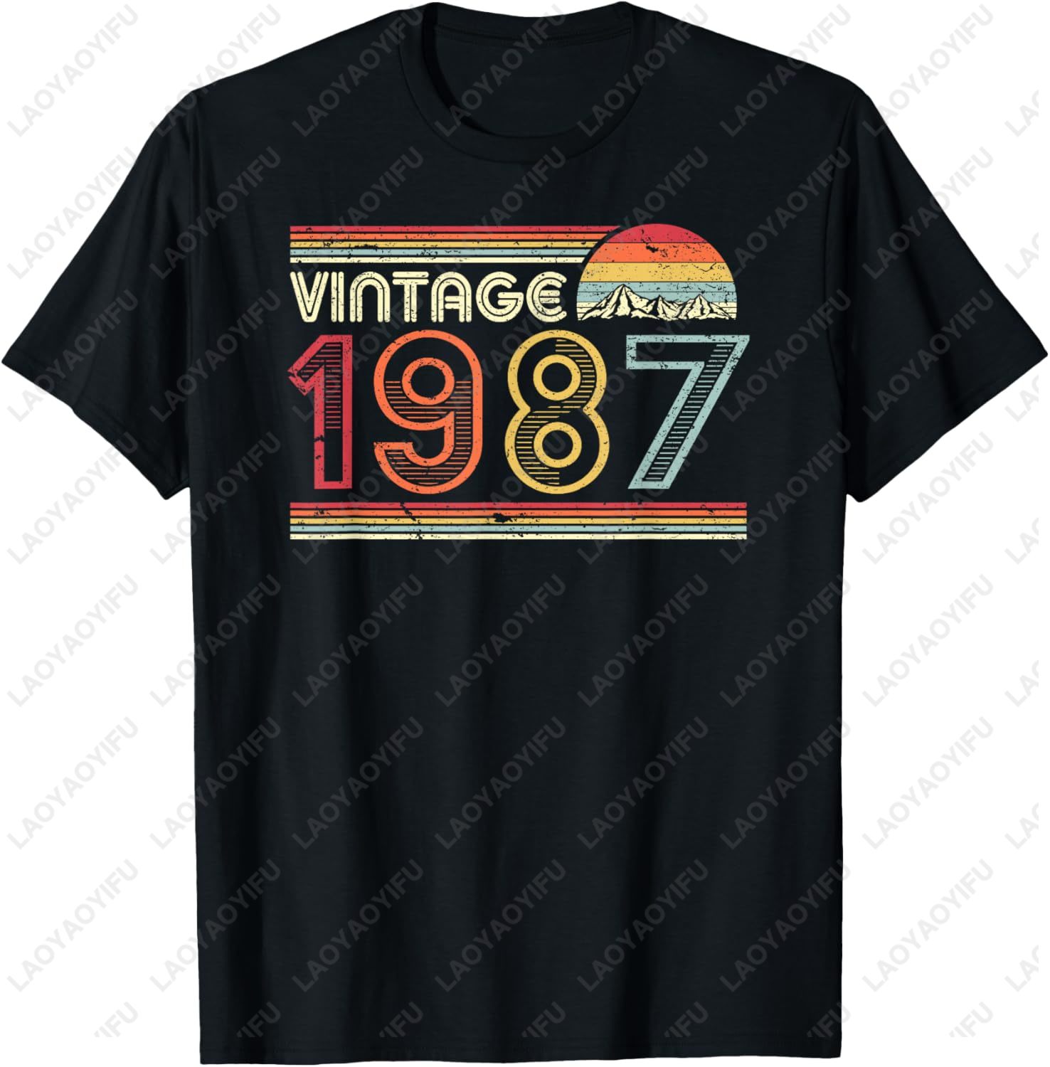 Mens Fashion In The 80S - 1987 Vintage Birthday Gift T Shirt