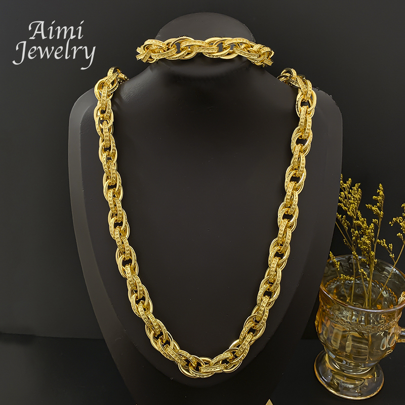 Dubai Men'S Fashion - 65cm Linked Chain Man Trendy Necklace