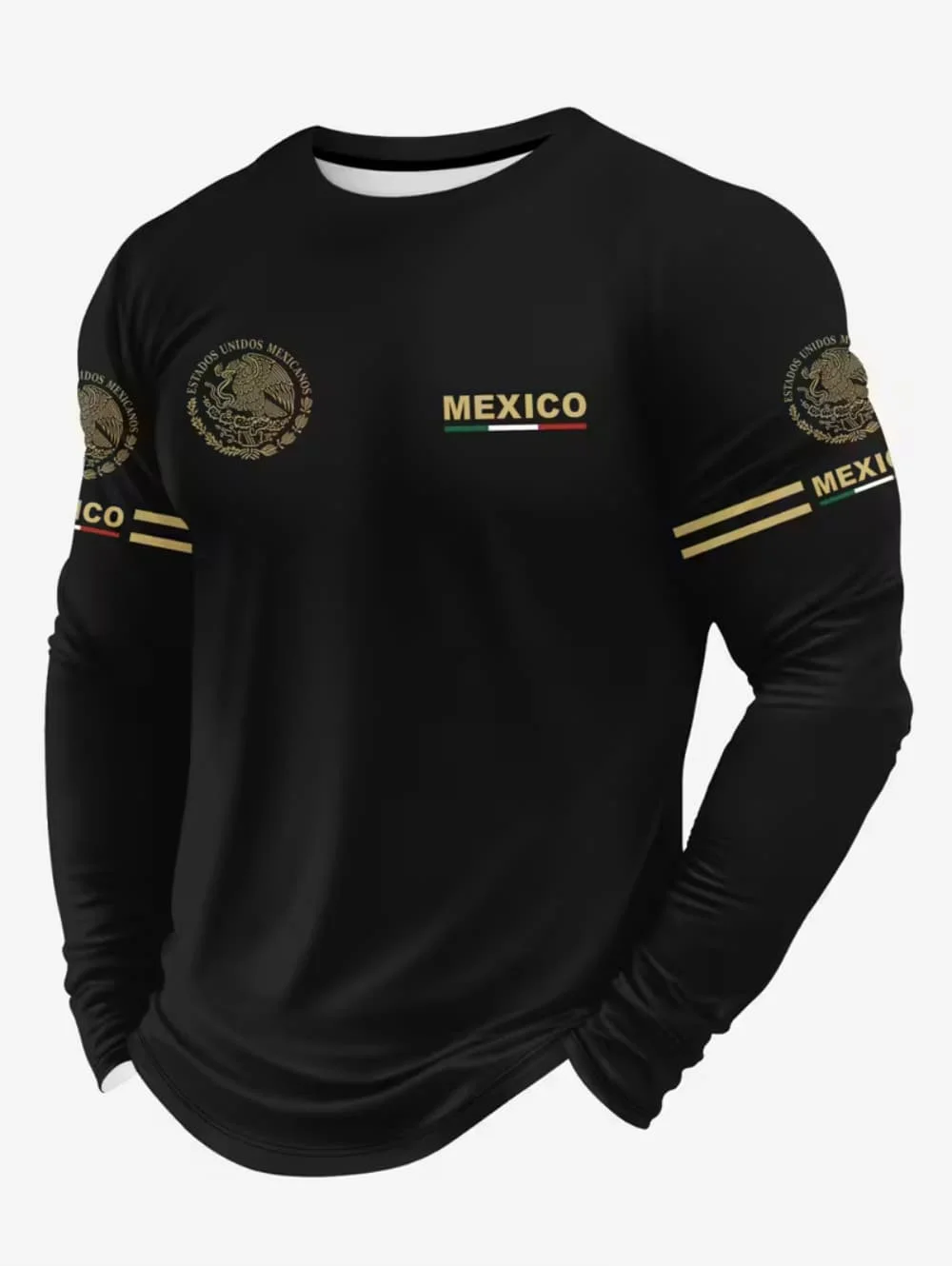 Men'S Fashion For Summer 2026 - Men's Mexico Eagle Print T‑Shirt, Fashion