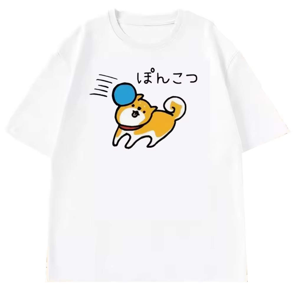 Mens Fashion In The 80S - Funny Shiba Inu Shirt Girl Digital