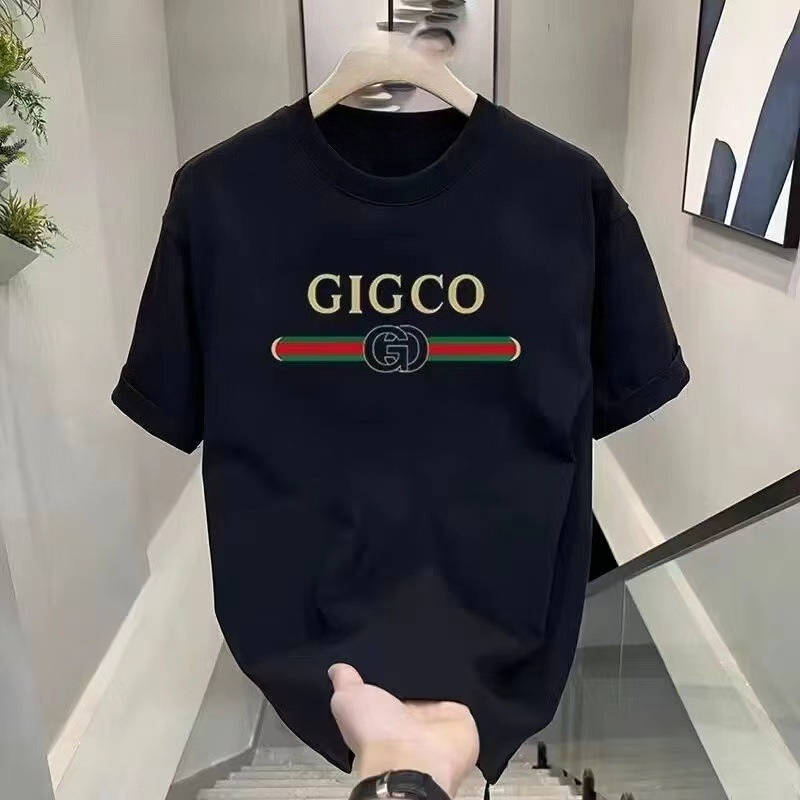 Men'S Fashion Nova - Camiseta de manga curta de algodão