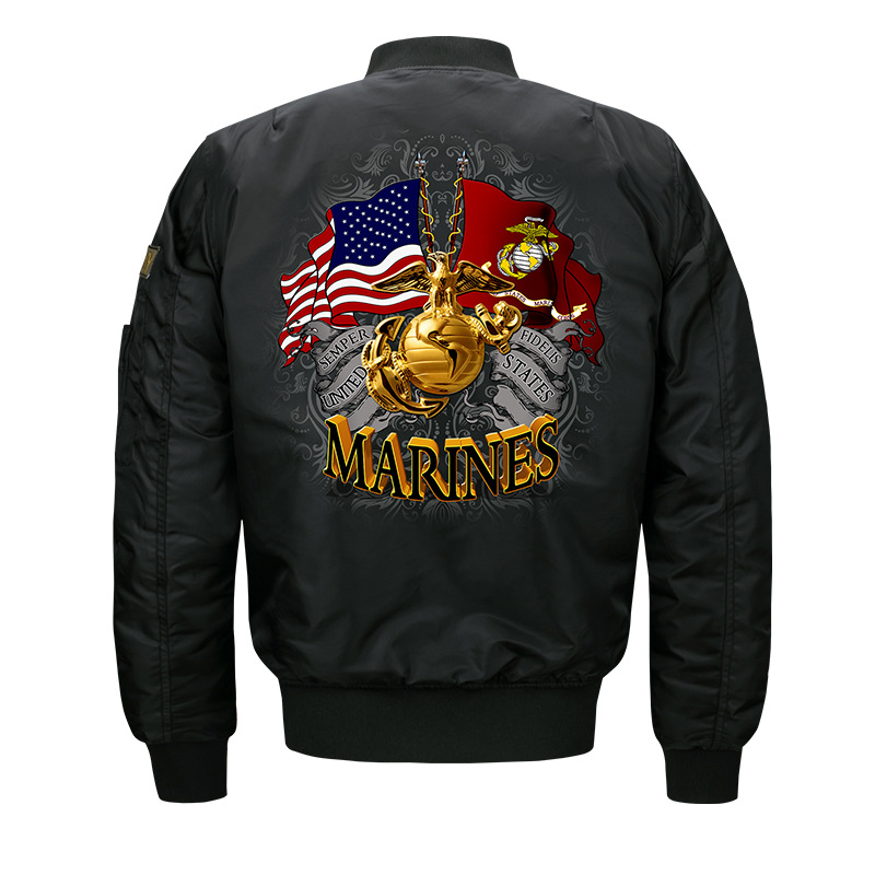 Bomber Jacket Men - Men's New Military Jacket Marines Bomber