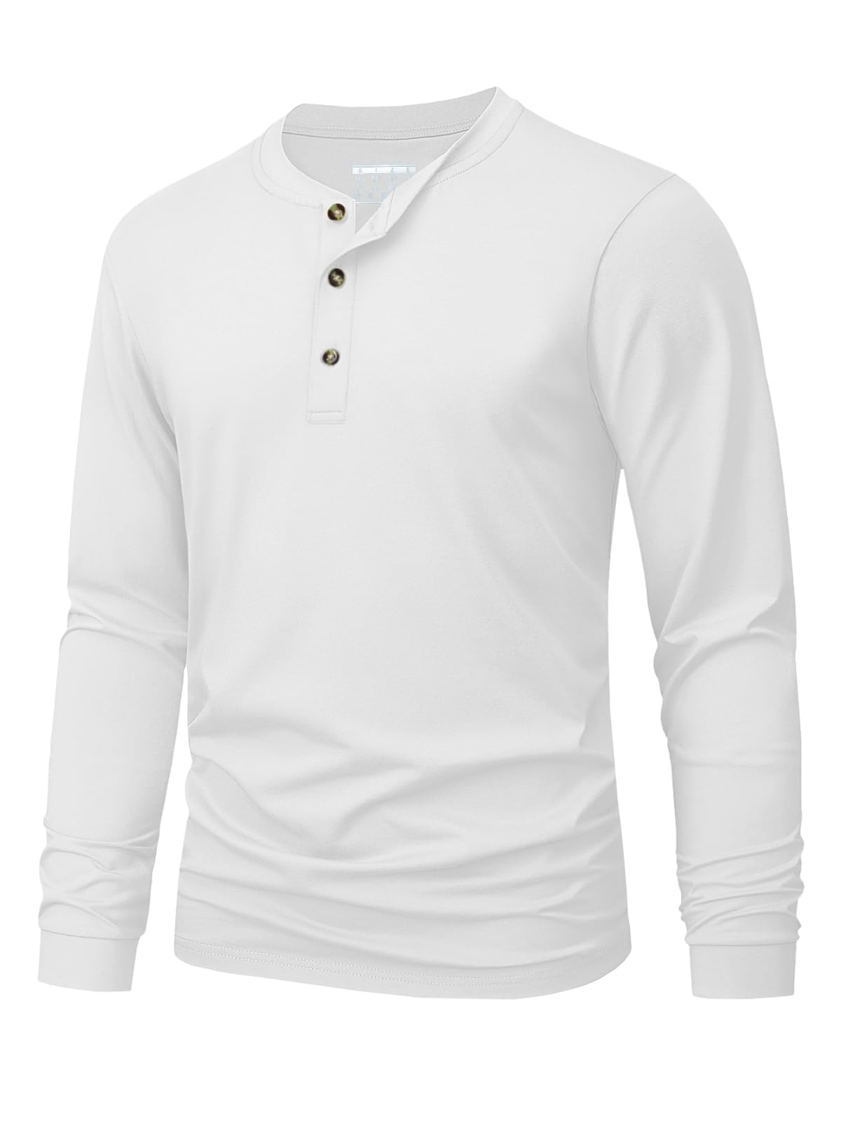 Men'S Fashion For Summer 2026 - Men's Henley T-Shirt Simple Solid Color