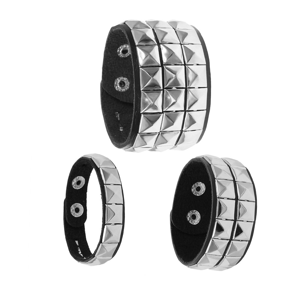 2024 PU Leather Bracelet 80s P - Mens Fashion In The 80S 评论和价格