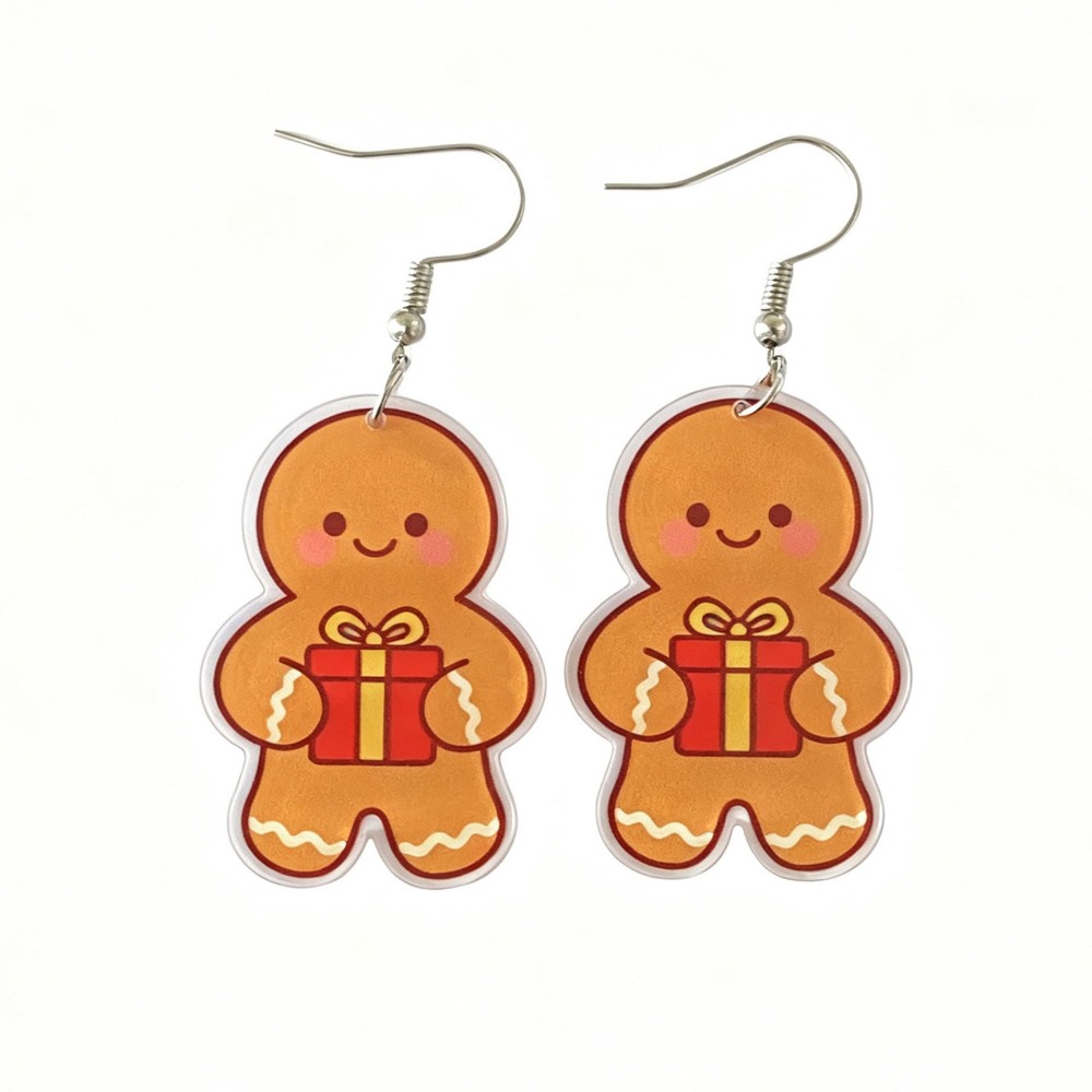 Christmas Gingerbread Man Acry - Mens Xmas Fashion 评论和价格