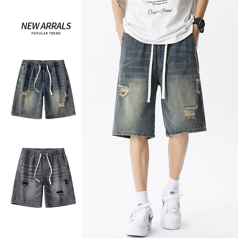 Summer Thin Denim Shorts Men's - Men Fashion Jeans 评论和价格