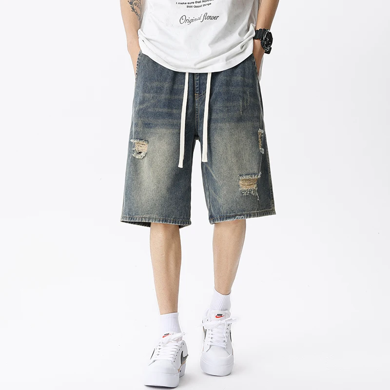 Summer Thin Denim Shorts Men's - Men Fashion Jeans 评论和价格