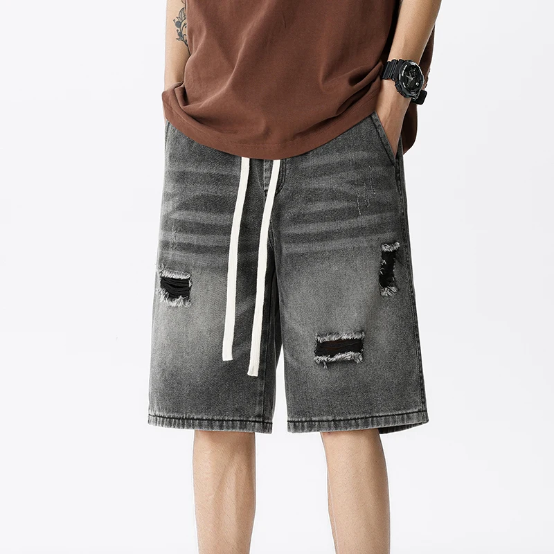 Summer Thin Denim Shorts Men's - Men Fashion Jeans 评论和价格