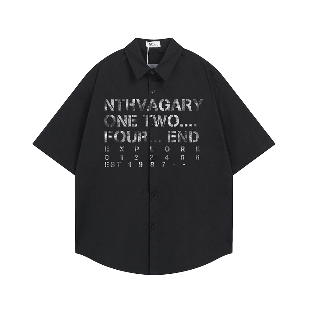 Fashion Letter Print Shirt Sho - Men'S Fashion Reviews 评论和价格
