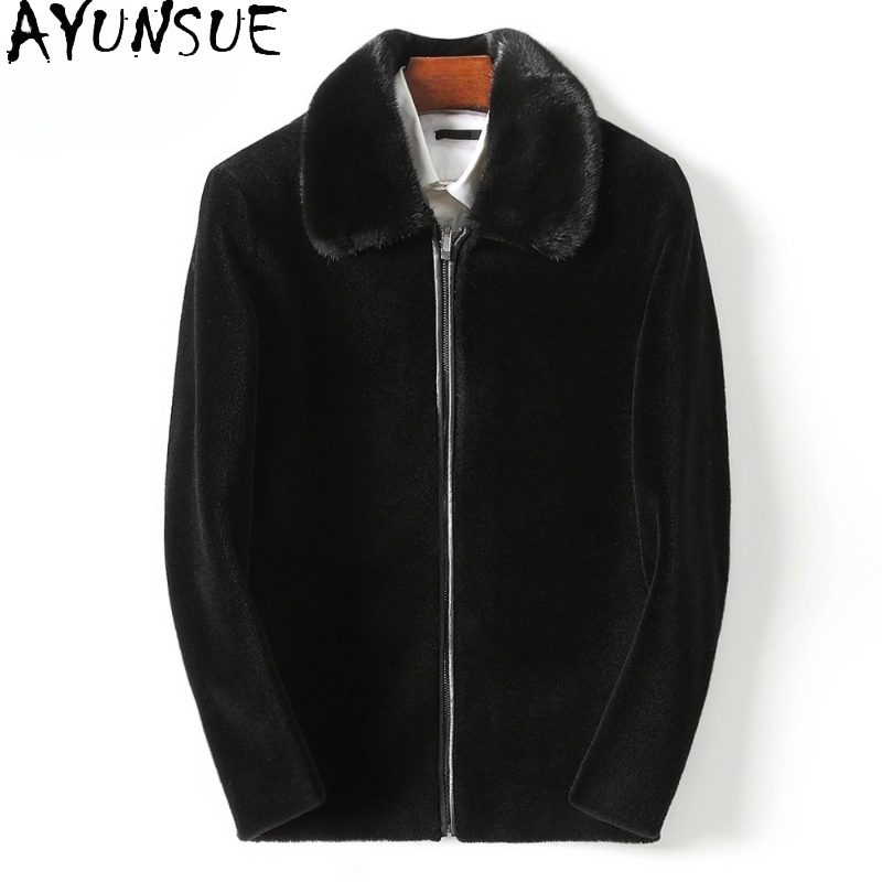 AYUNSUE Casual 100% Wool Coats - Mens Fashion Winter 2025 评论和价格
