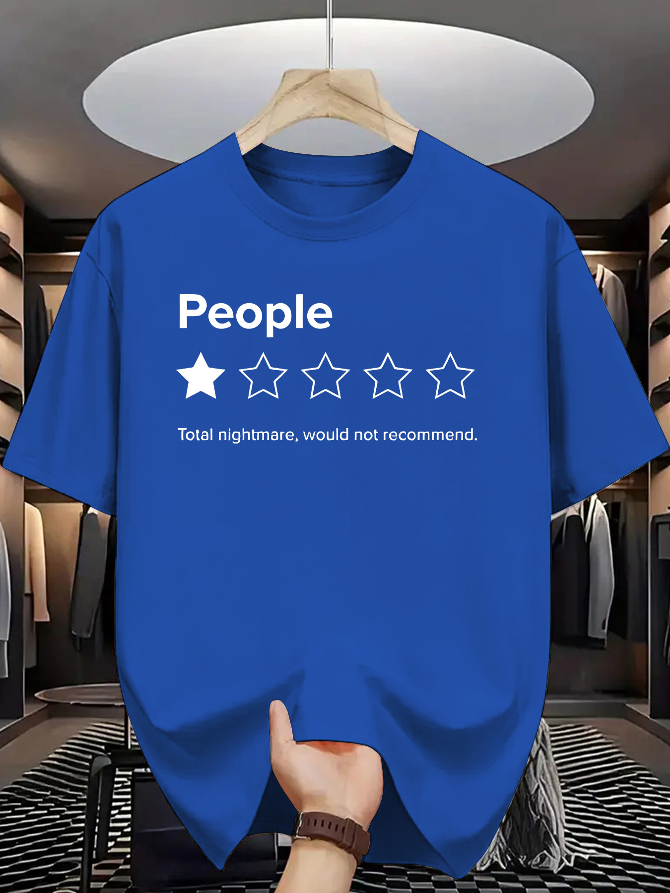 People 1 Star Review Print Gra - Men'S Fashion Reviews 评论和价格