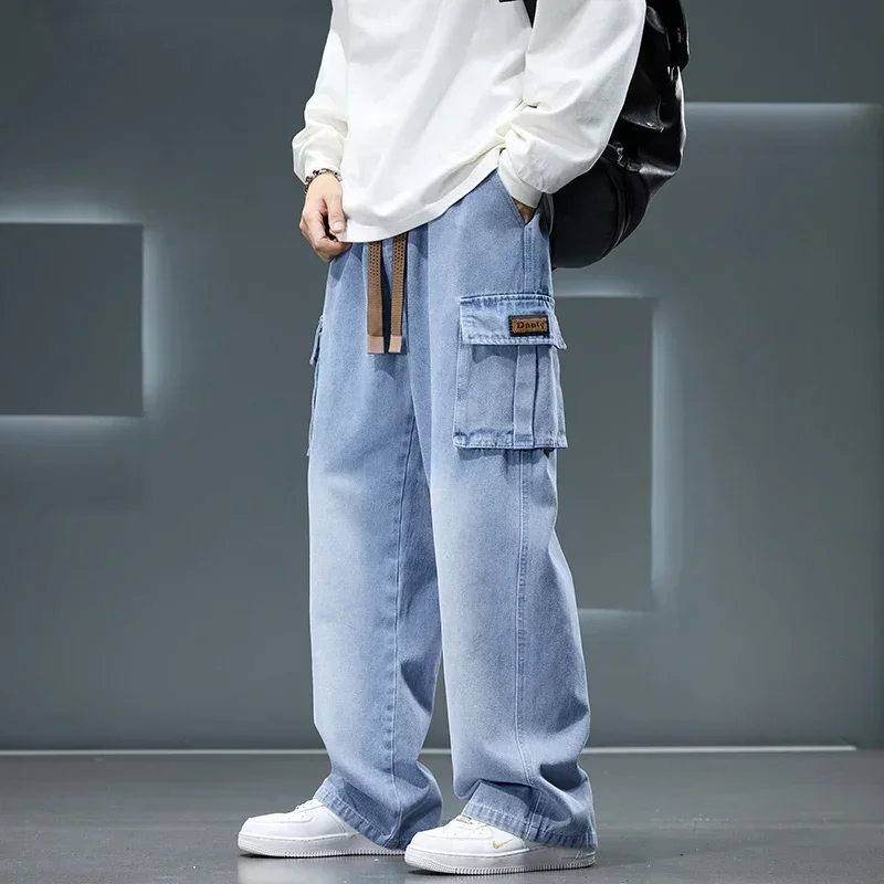 Autumn New Wide Leg Washing Je - Men'S Fashion Nova Jeans 评论和价格