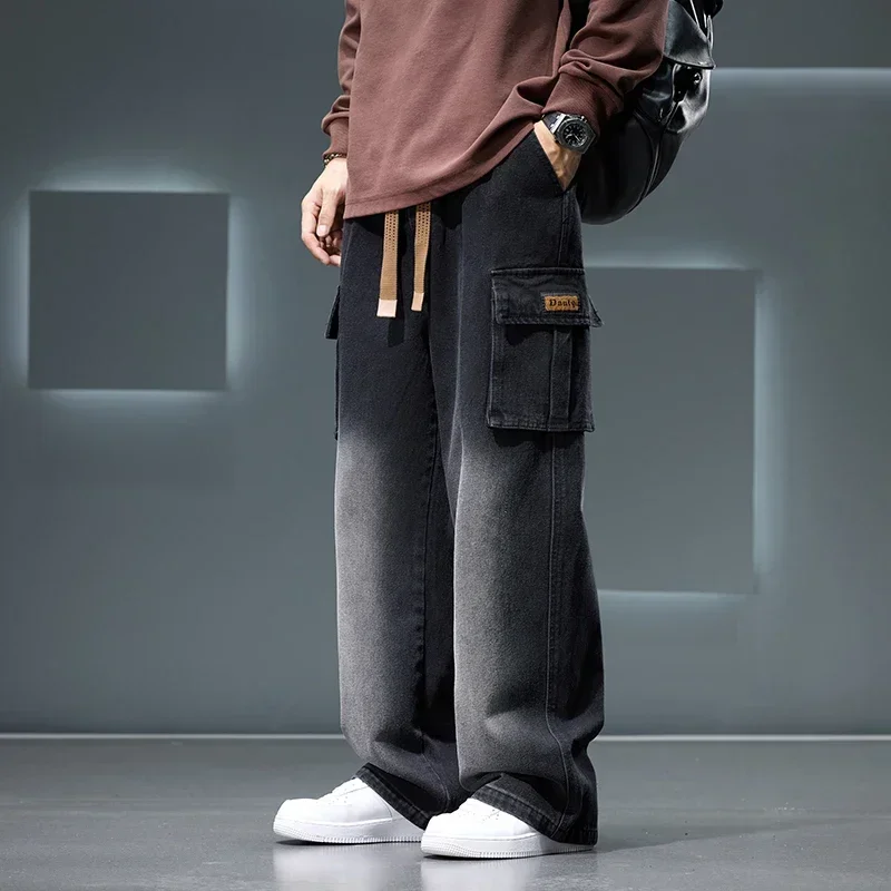 Autumn New Wide Leg Washing Je - Men'S Fashion Nova Jeans 评论和价格