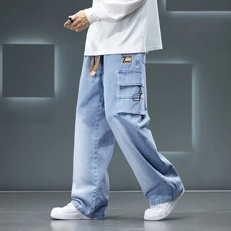 Autumn New Wide Leg Washing Je - Men'S Fashion Nova Jeans 评论和价格