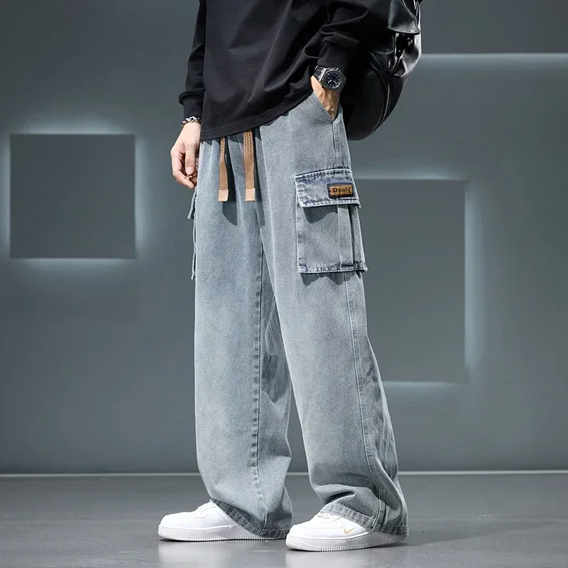 Autumn New Wide Leg Washing Je - Men'S Fashion Nova Jeans 评论和价格