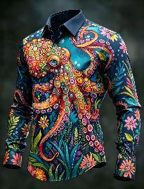 Men Fashion Button‑Up Shirt Cr - Men'S Fashion Night Out 评论和价格