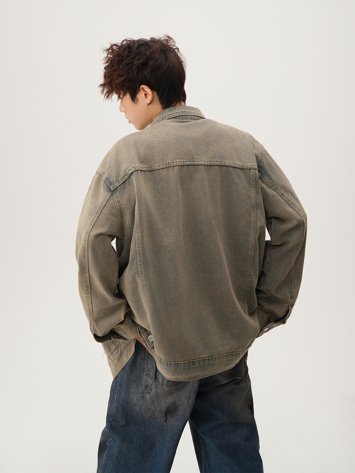 American High Street Ripped De - Denim Jacket Vintage 评论和价格