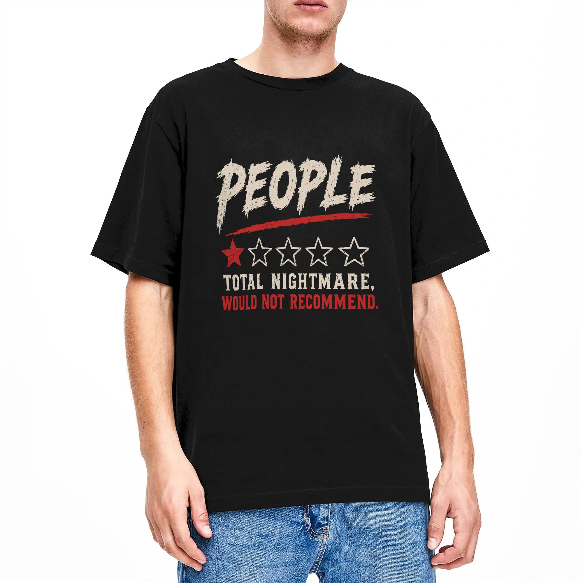 Men Women's T-Shirt People One - Men'S Fashion Reviews 评论和价格