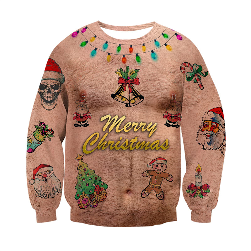 Fashion Ugly Christmas Sweater - Mens Xmas Fashion 评论和价格