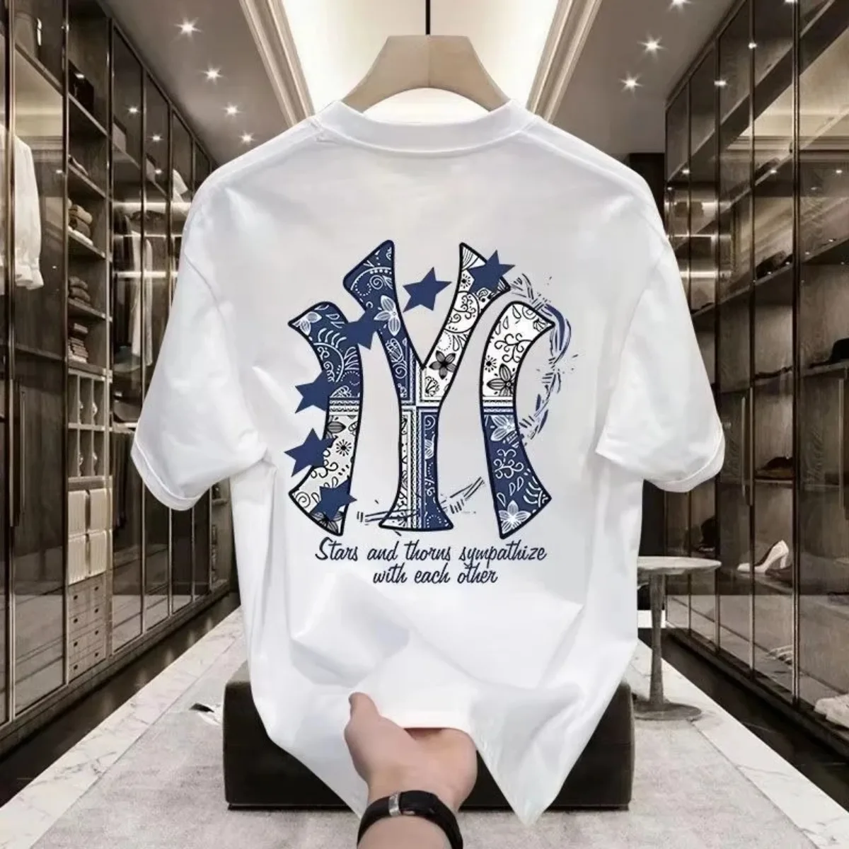Camiseta Masculina Estampada D - Men'S Fashion Nova 评论和价格
