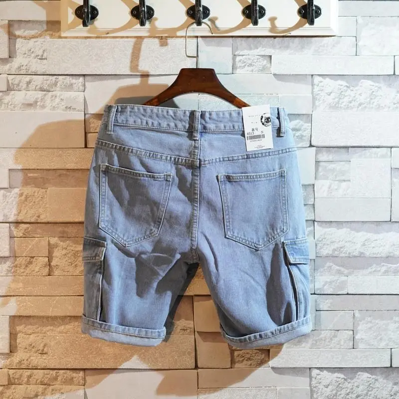 Loose Straight Short Jeans Pan - Men Fashion Jeans 评论和价格