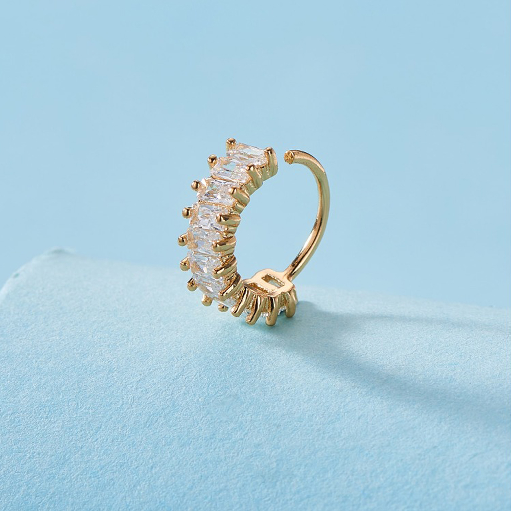 Copper Rhinestone Decor Nose R - Men'S Fashion Reviews 评论和价格