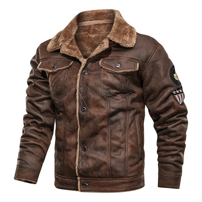 Winter Men Bomber Jacket Motor - Bomber Jacket Men 评论和价格