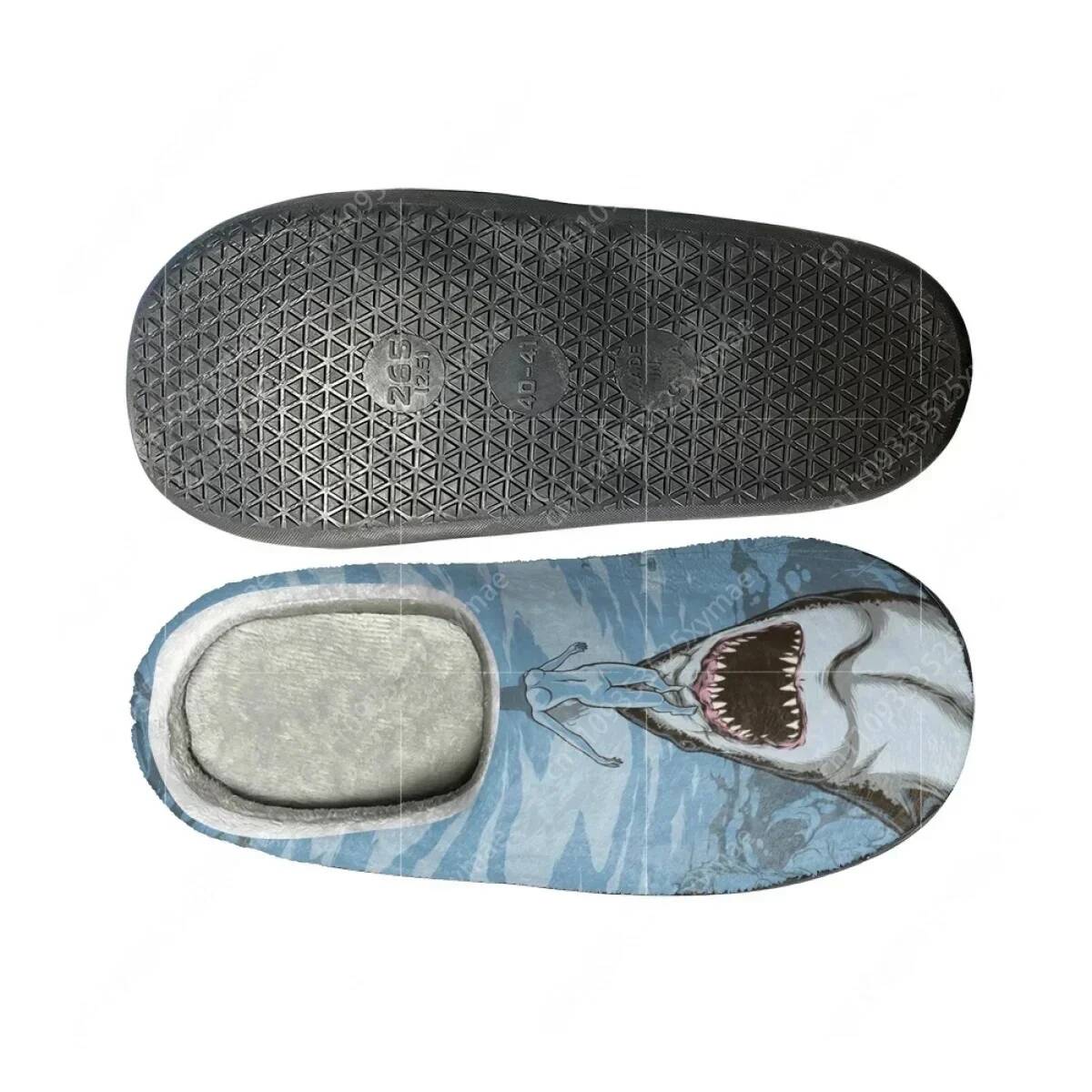 Sawtooth Shark Design Warm Cot - Men'S Fashion Footwear 评论和价格