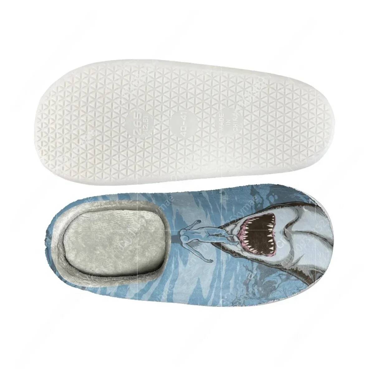 Sawtooth Shark Design Warm Cot - Men'S Fashion Footwear 评论和价格