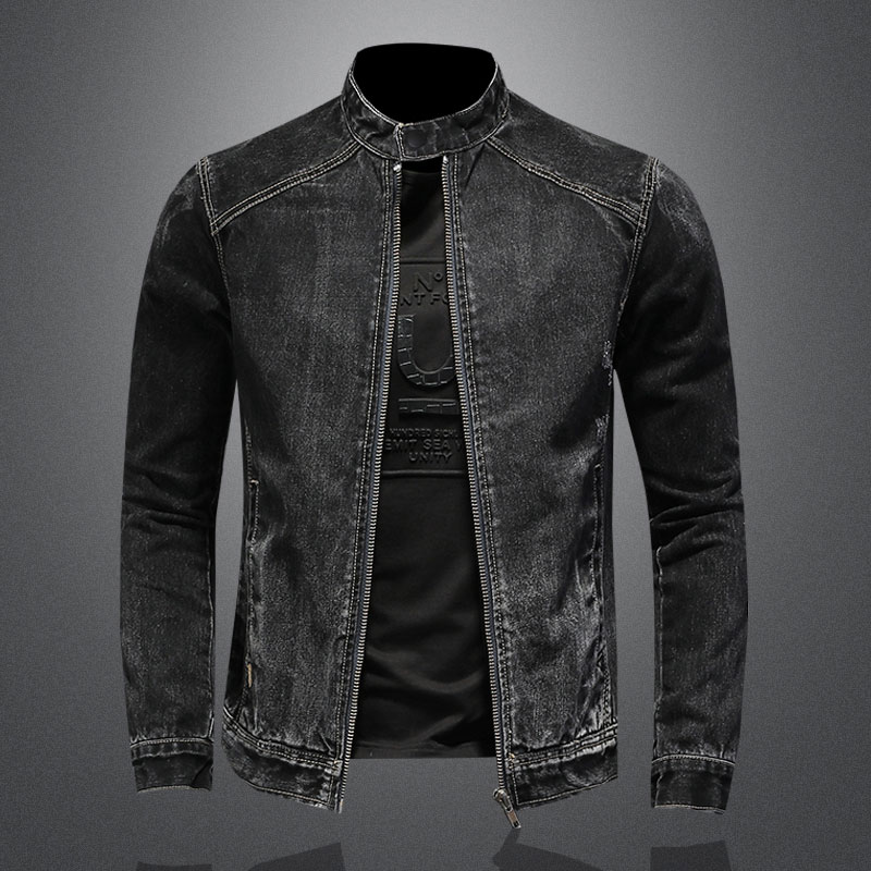 Men Vintage Stand Collar Pilot - Bomber Jacket Men 评论和价格