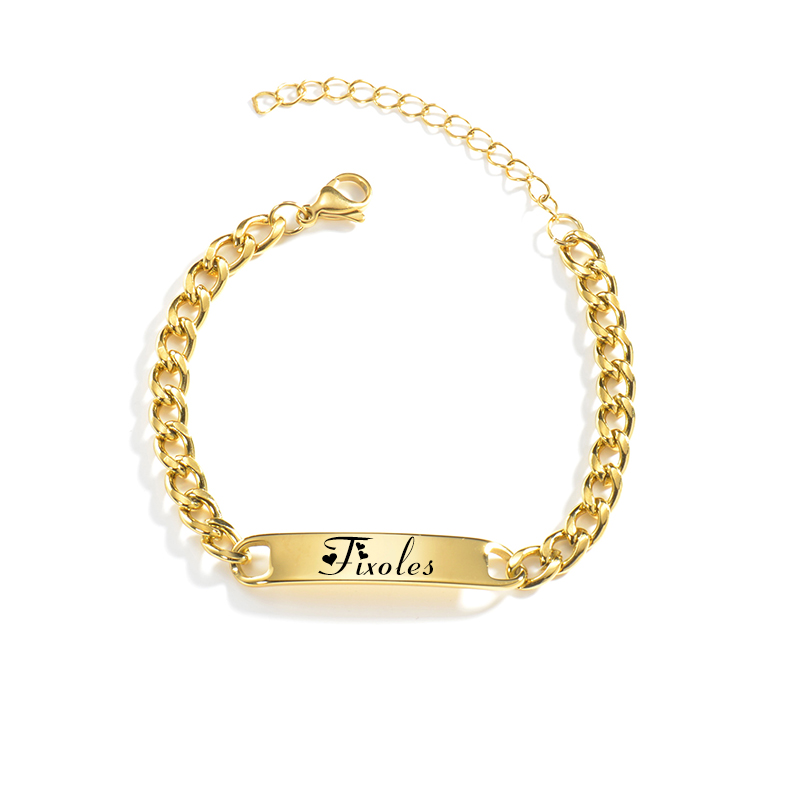 Goxijite Custom Engraved Name  - Men'S Fashion Jewelry Bracelets 评论和价格