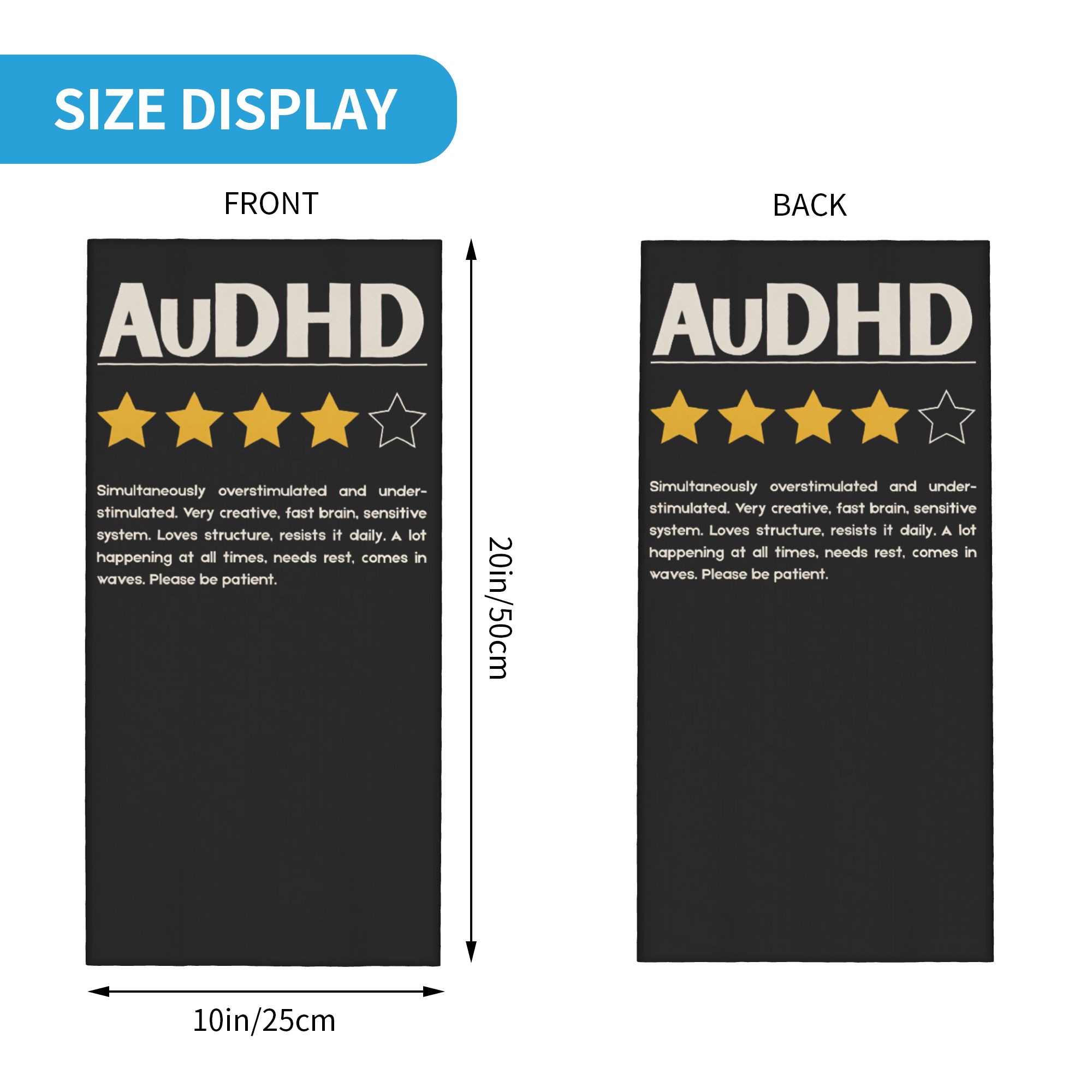 AuDHD Star Review Mental Healt - Men'S Fashion Reviews 评论和价格