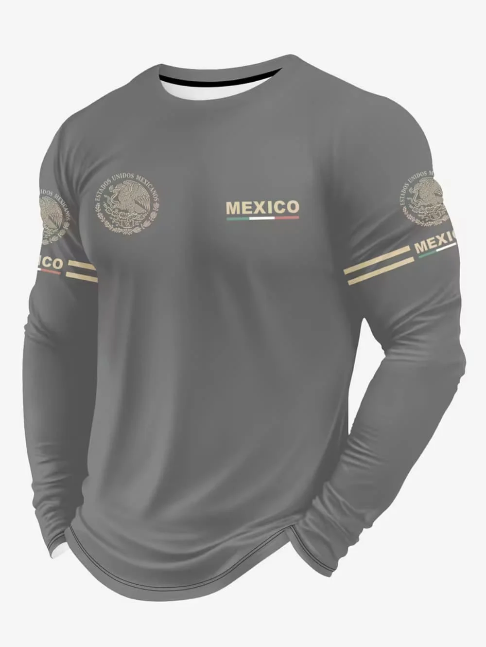 Men's Mexico Eagle Print T‑Shi - Men'S Fashion For Summer 2026 评论和价格