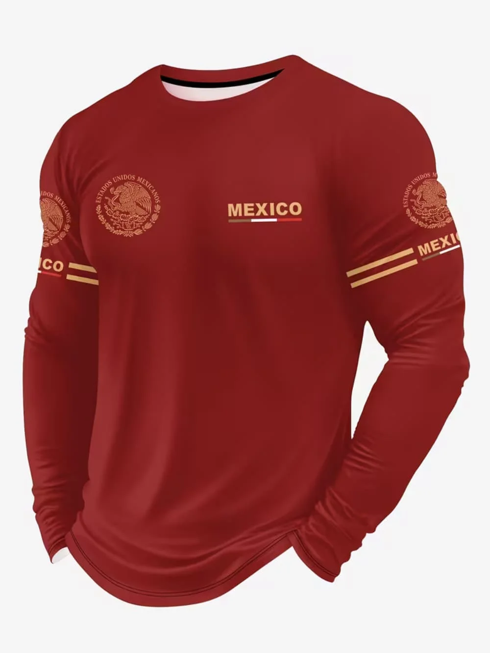 Men's Mexico Eagle Print T‑Shi - Men'S Fashion For Summer 2026 评论和价格