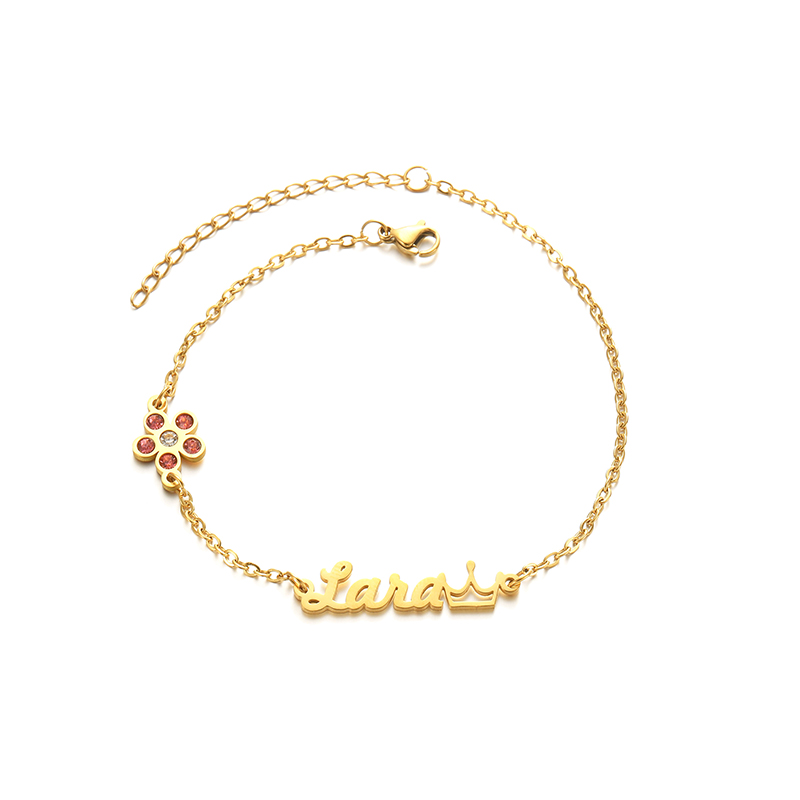Goxijite Customize Name Neckla - Men'S Fashion Jewelry Bracelets 评论和价格