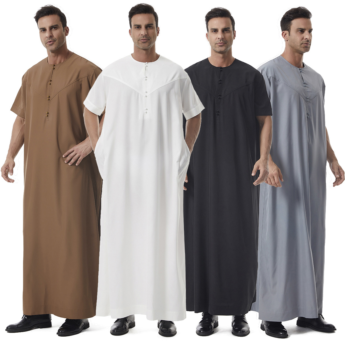 Saudi Arabic Robe Men Muslim D - Dubai Men'S Fashion 评论和价格