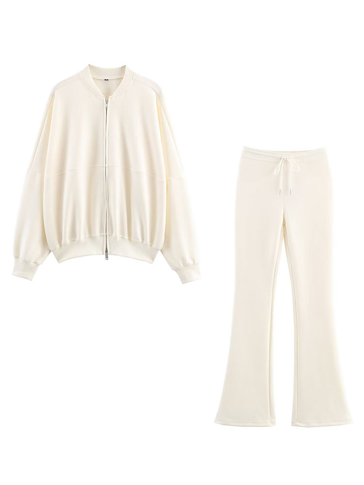 HH Women Elegant Solid Flared  - Bomber Jacket Men 评论和价格