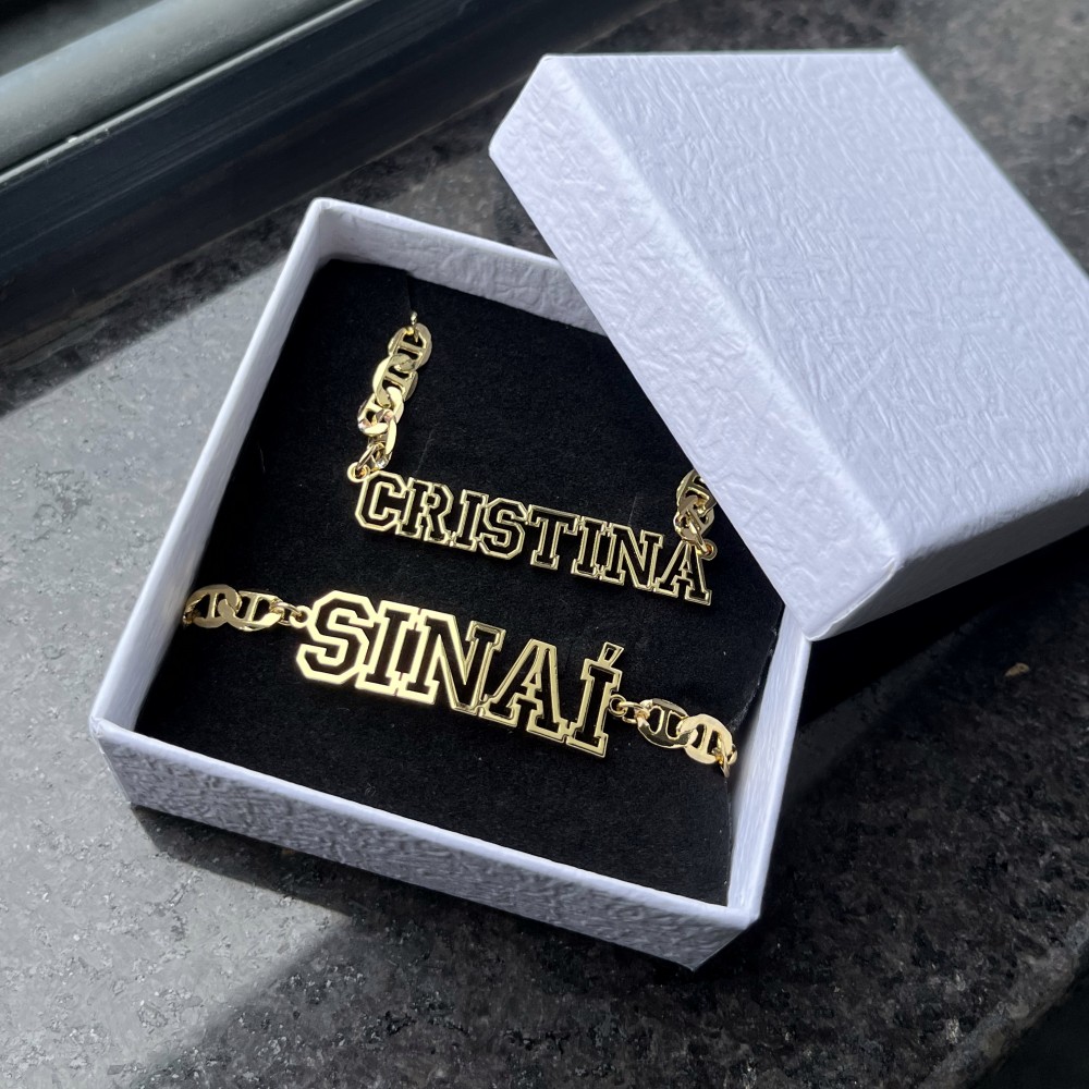 DUOYING Custom Name Hollow Nec - Men'S Fashion Jewelry Bracelets 评论和价格