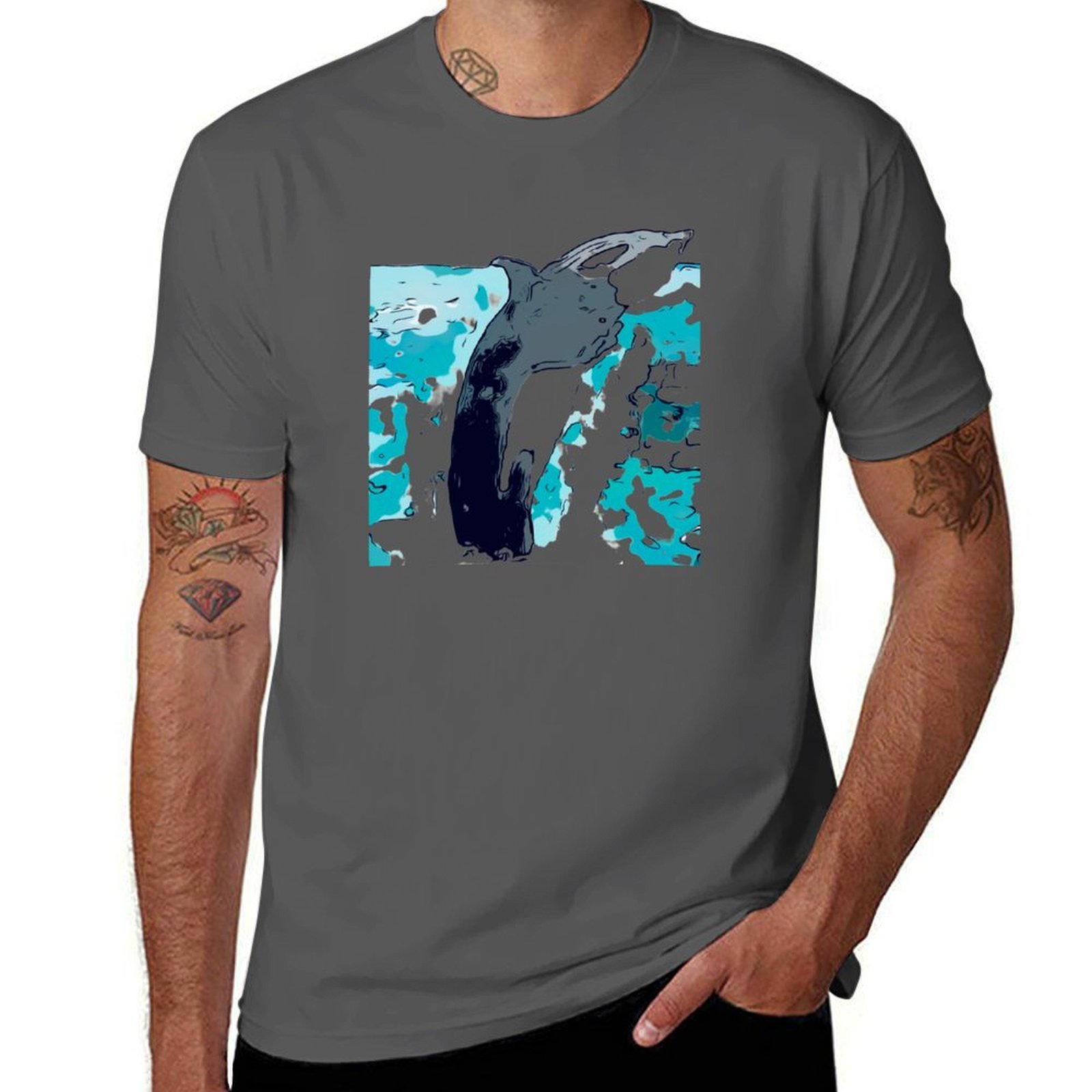 Nova Scotia Whale 2 T-Shirt Ca - Men'S Fashion Nova 评论和价格