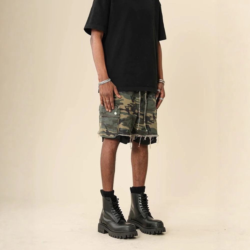 American Streetwear Raw-edge W - Men Fashion Jeans 评论和价格