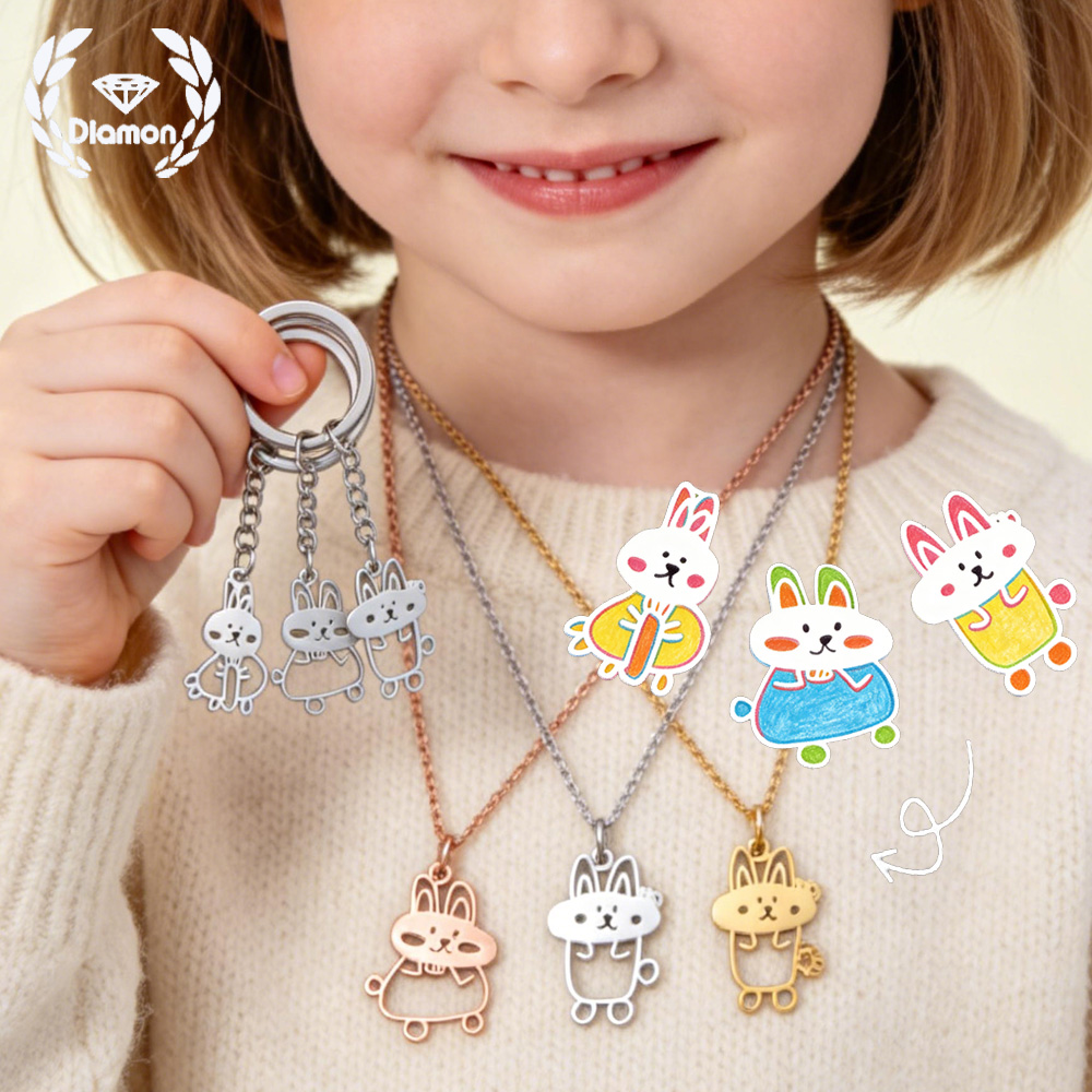 Diamon Custom Children's Drawi - Men'S Fashion Jewelry Bracelets 评论和价格