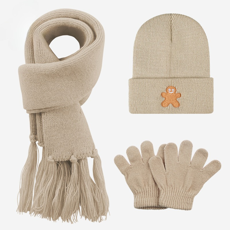 Soft Knitted 3Pcs Toddler Hat  - Mens Xmas Fashion 评论和价格