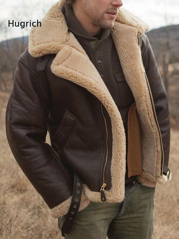 Men B3 Shearling Aviator Jacke - Bomber Jacket Men 评论和价格