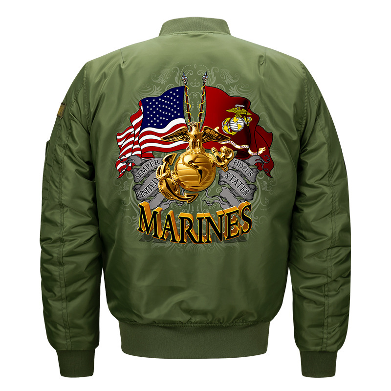 Men's New Military Jacket Mari - Bomber Jacket Men 评论和价格