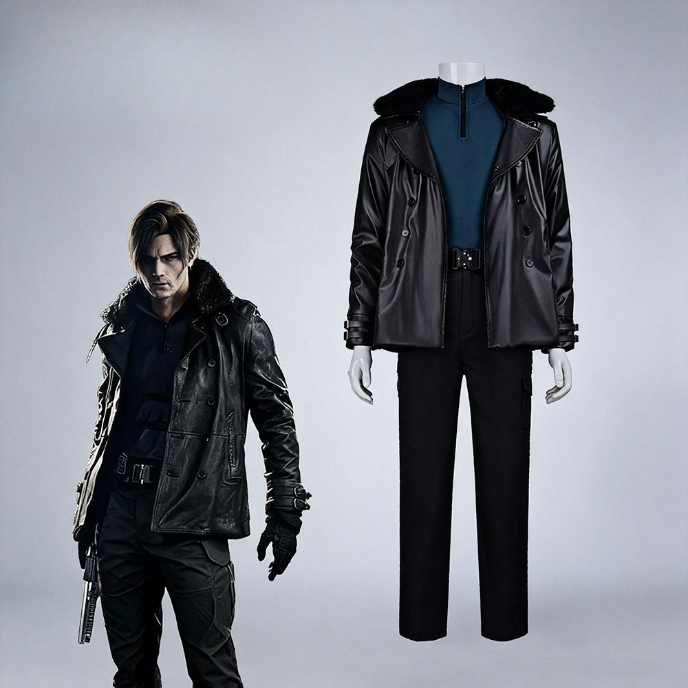 Game Leon Kennedy Re9 Evil Cos - Bomber Jacket Men 评论和价格