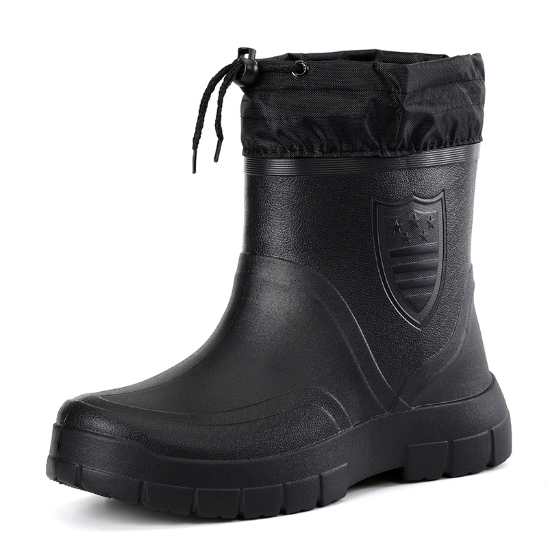 Versatile Men's Rain Boots Wat - Mens Fashion Winter 2025 评论和价格