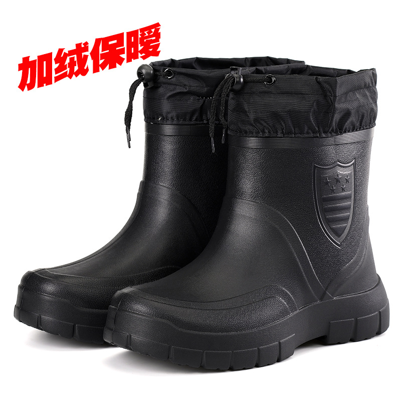 Versatile Men's Rain Boots Wat - Mens Fashion Winter 2025 评论和价格
