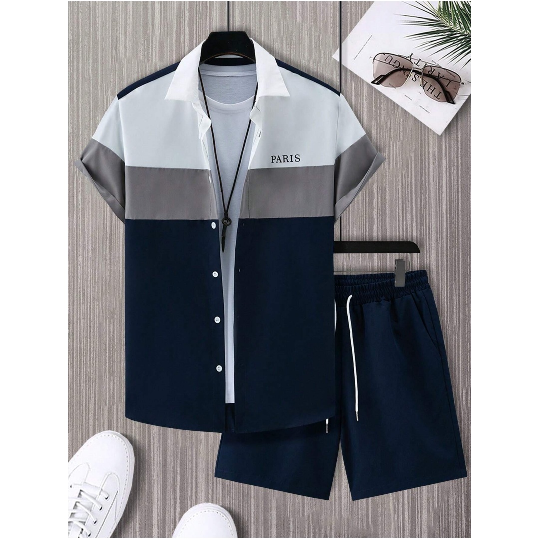 Men's Fashion Suit Blue And Wh - Men'S Fashion Formal 评论和价格